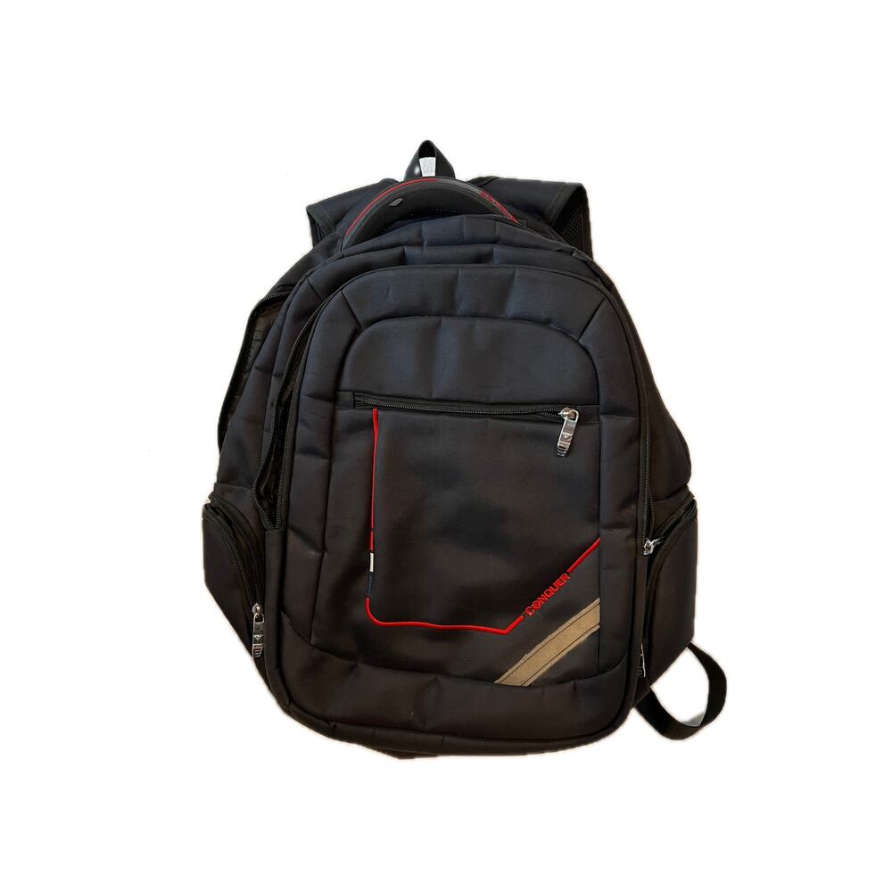 Conquer Padded Computer Black Backpack